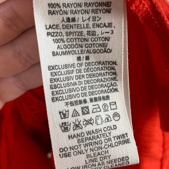 Free People Bali Will Wait For You Midi Red Dress Size Small - Picture 10 of 12